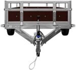 Tema Wood Remorque Double essieux basculante Caisse contreplaqué châssis Acier 263x125 cm – Image 5