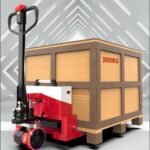 XOVP-023 Chariot à Plateforme Transpalette électrique au Lithium d'une capacité de 6600 LB avec poignée Multifonction, Marche Verticale et Fonction de Vitesse de Tortue Chariot Robuste sur Roues – Image 8