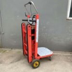 Chariot électrique d'escalier avec moteur sans balais de 500 W, capacité de charge de 300 kg, temps d'utilisation de 2 à 4 heures pour le transport intensif d'entrepôt – Image 6