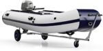 SUPROD Chariot à Bateaux Pliable Chariot de Mise à l'eau remorque à Main Chariot de Bateau Gonflable pneumatiques remorque pour Bateau TR350-L – Image 3