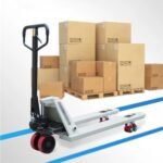 Transpalette Manuel Robuste, Chariot À Plate-Forme Hydraulique À roulettes, Chariot Élévateur Industriel pour L'entrepôt Et La Manutention De Matériaux – Image 8