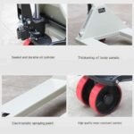 Transpalette Manuel Robuste, Chariot À Plate-Forme Hydraulique À roulettes, Chariot Élévateur Industriel pour L'entrepôt Et La Manutention De Matériaux – Image 3