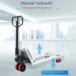 Transpalette Manuel Robuste, Chariot À Plate-Forme Hydraulique À roulettes, Chariot Élévateur Industriel pour L'entrepôt Et La Manutention De Matériaux – Image 7