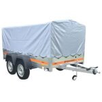 Tema Remorque bâchée Double essieu 263X125 cm ECO2612/2 Gris  A