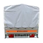 Tema Remorque bâchée Double essieu 263X125 cm ECO2612/2 Gris  A – Image 9