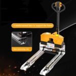 XOVP-023 Chariot à Plateforme Transpalette électrique, transpalette alimenté d'une capacité de 4400 LB, Camion à fourches électrique avec poignée Multifonction Chariot Robuste sur Roues(68.5cm) – Image 7