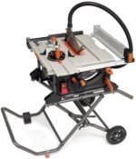 Evolution Power Tools R255TBLX+ Scie de Table avec Support (Nouvelle Génération de Rage 5-S) Lame de Coupe Multi-Matériaux Coupe Bois, Métal, Plastique, Biseau de 45˚, Angle d'onglet de +/- 60˚, 1800w