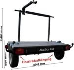 SMV-Metall GmbH Remorque de moto transversale ALU-Star Rolli – Image 2