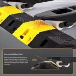 XOVP-023 Chariot à Plateforme Transpalette électrique, transpalette alimenté d'une capacité de 4400 LB, Camion à fourches électrique avec poignée Multifonction Chariot Robuste sur Roues(68.5cm) – Image 6