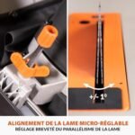Evolution Power Tools R255TBLX+ Scie de Table avec Support (Nouvelle Génération de Rage 5-S) Lame de Coupe Multi-Matériaux Coupe Bois, Métal, Plastique, Biseau de 45˚, Angle d'onglet de +/- 60˚, 1800w – Image 5