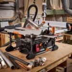 Evolution Power Tools R255TBLX+ Scie de Table avec Support (Nouvelle Génération de Rage 5-S) Lame de Coupe Multi-Matériaux Coupe Bois, Métal, Plastique, Biseau de 45˚, Angle d'onglet de +/- 60˚, 1800w – Image 2