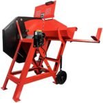 CROSSFER Scie à bascule BKS500-230V/NT19 - 500 mm - Scie circulaire à bascule pour bois de chauffage - 500 mm