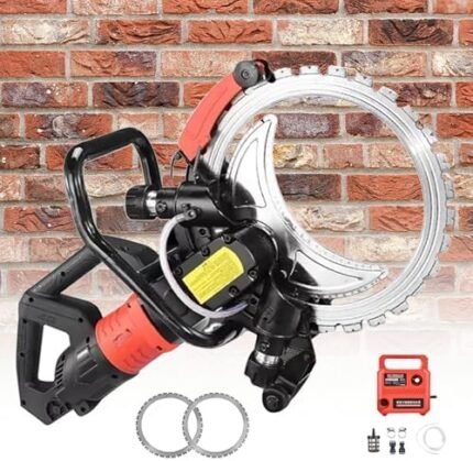 Scie à béton électrique,8980W/9500W Scie Annulaire Haute Fréquence,Machine de Découpe Murale,Profondeur de Coupe 300mm, Coupe sans Poussière, pour Couper Béton,Brique, Lame Diamant 410mm,9500W  Couleur : 8980w