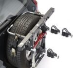 Mottez A500P Porte-Vélos 4X4 à Sangles 3 Vélos Noir