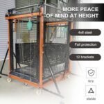 Échafaudage électrique, plateforme d'échafaudage mobile, plateforme élévatrice d'échafaudage électrique entièrement automatique, table élévatrice hydraulique mobile pliable(2M/6.5FT) – Image 3