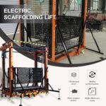 Échafaudage électrique, plateforme d'échafaudage mobile, plateforme élévatrice d'échafaudage électrique entièrement automatique, table élévatrice hydraulique mobile pliable(2M/6.5FT)  Taille : 4M/13.12FT – Image 2