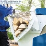 Scheppach Scie à bûches HS720 | Scie à bascule pour bois de chauffage | Lame de Ø700mm | Puissance de 3000W | Raccordement 230V | Made in Germany | Coupe réversible 250mm | Pour Bûches 370 x 240mm – Image 3