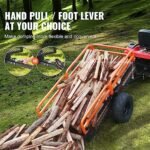 VEVOR Remorque à Benne Basculante Capacité de Charge 680 kg Remorque Utilitaire de Jardin Robuste avec Côtés Amovibles Chariot de Transport à Déversement 0,4 m³​ pour Tracteur, Tondeuse à Gazon, – Image 5