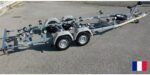 Remorque Porte Bateau Double essieu avec Frein PTC 2500 kg, avec Livraison à Domicile par Transporteur privé. Uniquement France METROPOLITAINE – Image 2