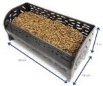 Panier à pellets/granulés bruleur pour cheminée/poele et exterieur – Image 2