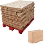 Bûches compressées - 270 bûches - 100% écologique - Fabrication Locale - Bois 100% français