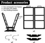 FHSLKXIM Range-Bûches D'Intérieur en Métal Robuste pour Le Stockage du Bois De Chauffage – Image 6