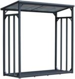 QUICK STAR Support de bois de chauffage 143x70x145cm – Image 9