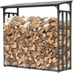 QUICK STAR Support de bois de chauffage 143x70x145cm