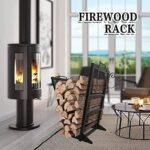 FHSLKXIM Range-Bûches D'Intérieur en Métal Robuste pour Le Stockage du Bois De Chauffage – Image 4