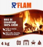 Bois de Chauffage 100% Chêne – Bûches 25 cm – Bois Sec Haute Performance – Image 2
