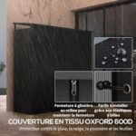 Outsunny Abri-bûches, range-bûche, charge maximale 2000 kg – Image 6