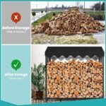 Himimi® Range-bûches d'Extérieur avec Housse de Protection Intégrée – Image 6