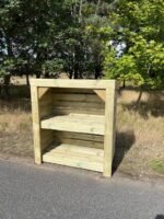 Magasin de bûches de séquoia suédois haut de gamme, rangement de jardin – Image 10