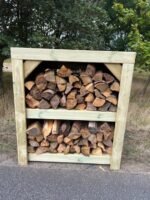 Magasin de bûches de séquoia suédois haut de gamme, rangement de jardin – Image 8